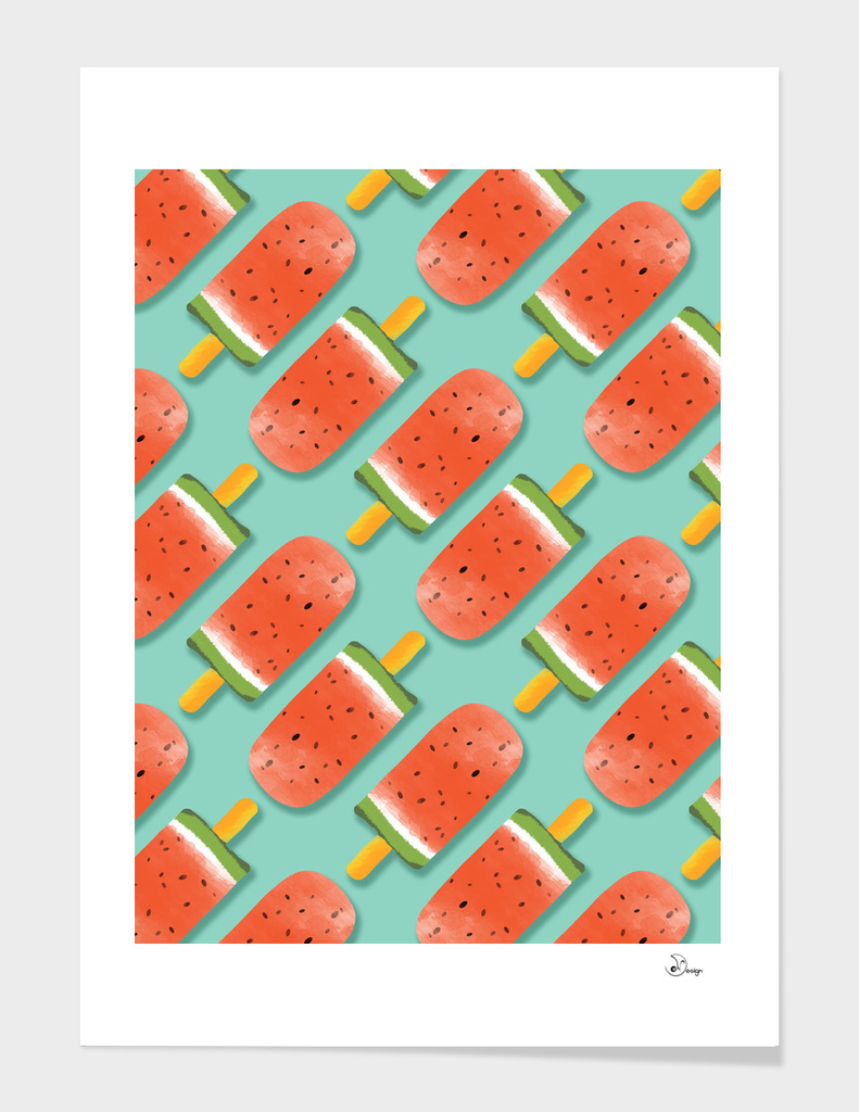 Watermelon Popsicles Pattern