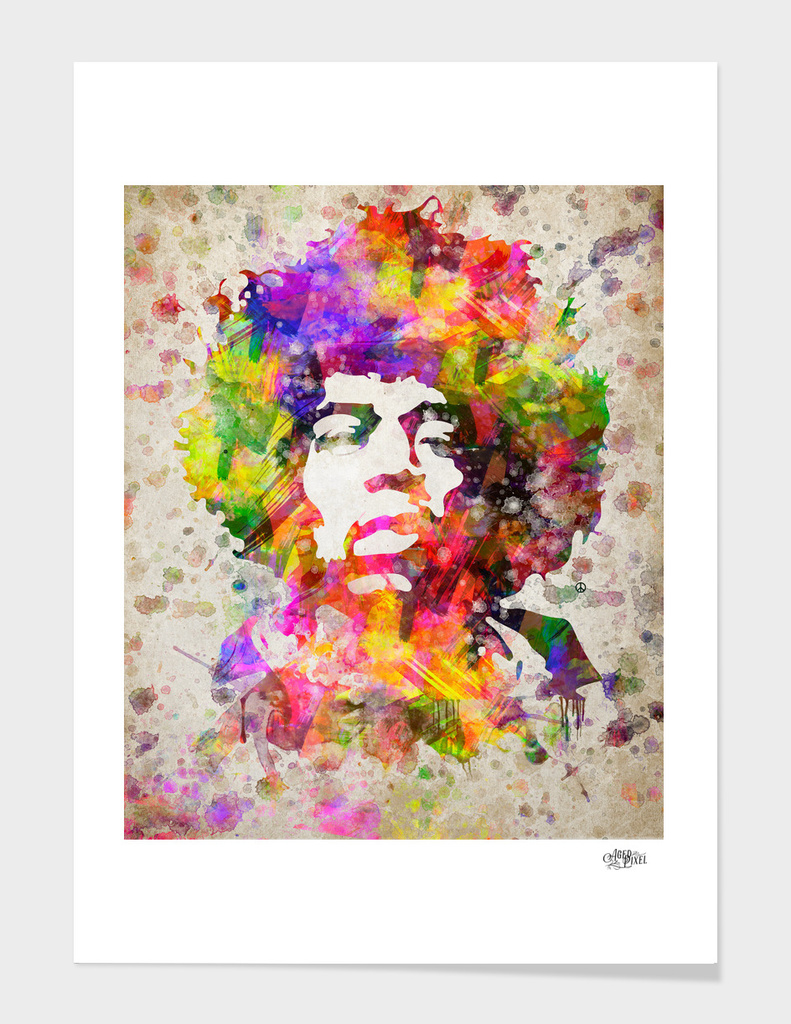 Jimi Hendrix in Color