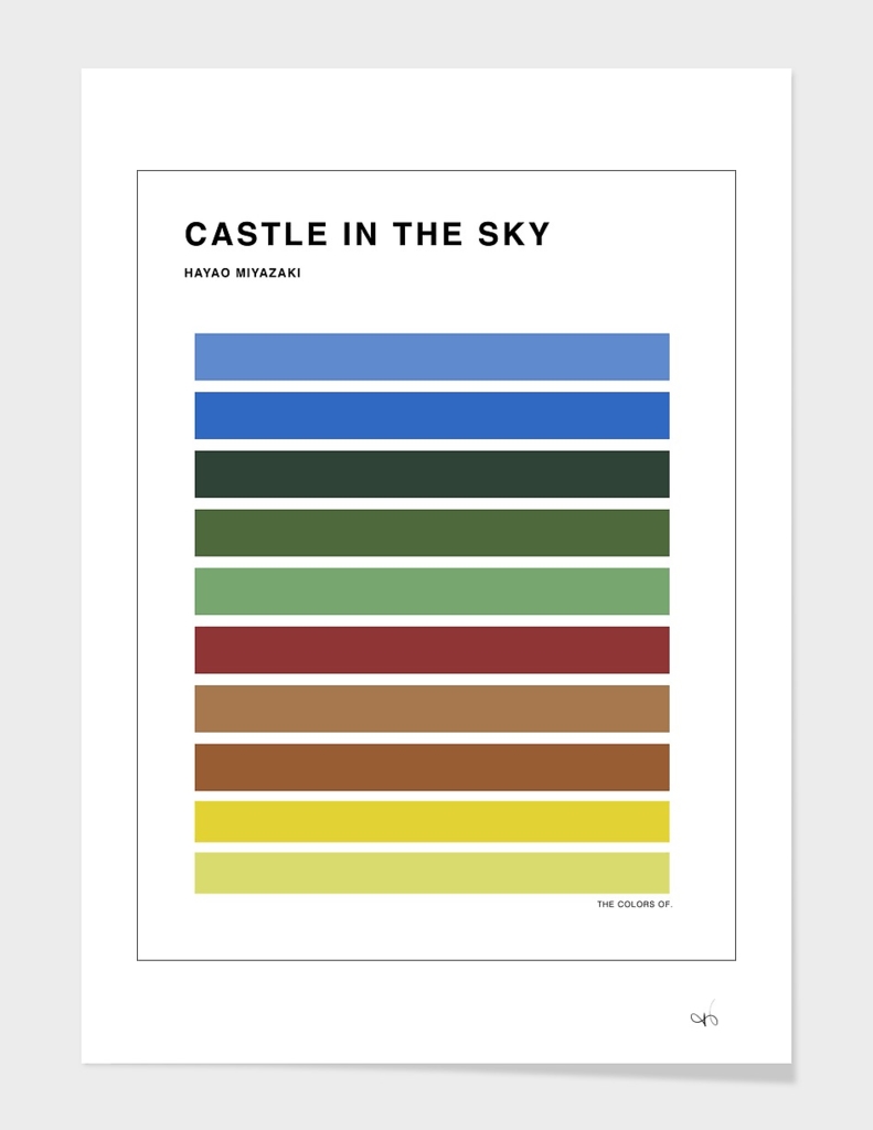 The Colors of The Castle in the Sky