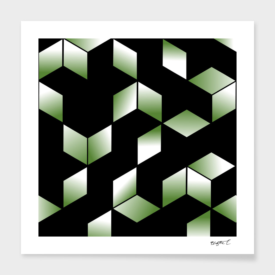 Elegant Origami Geometric Effect Design