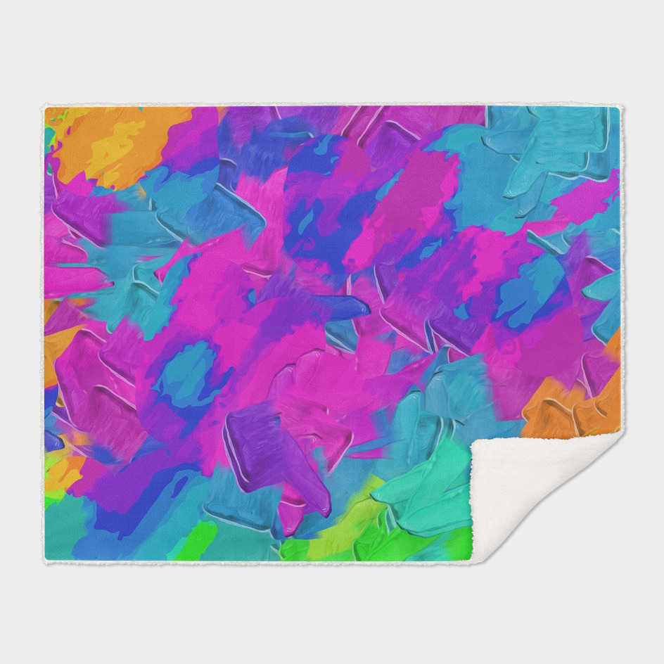 pink orange blue green painting texture abstract background