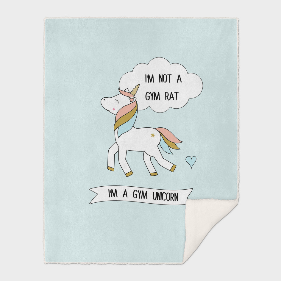 I'm a gym unicorn