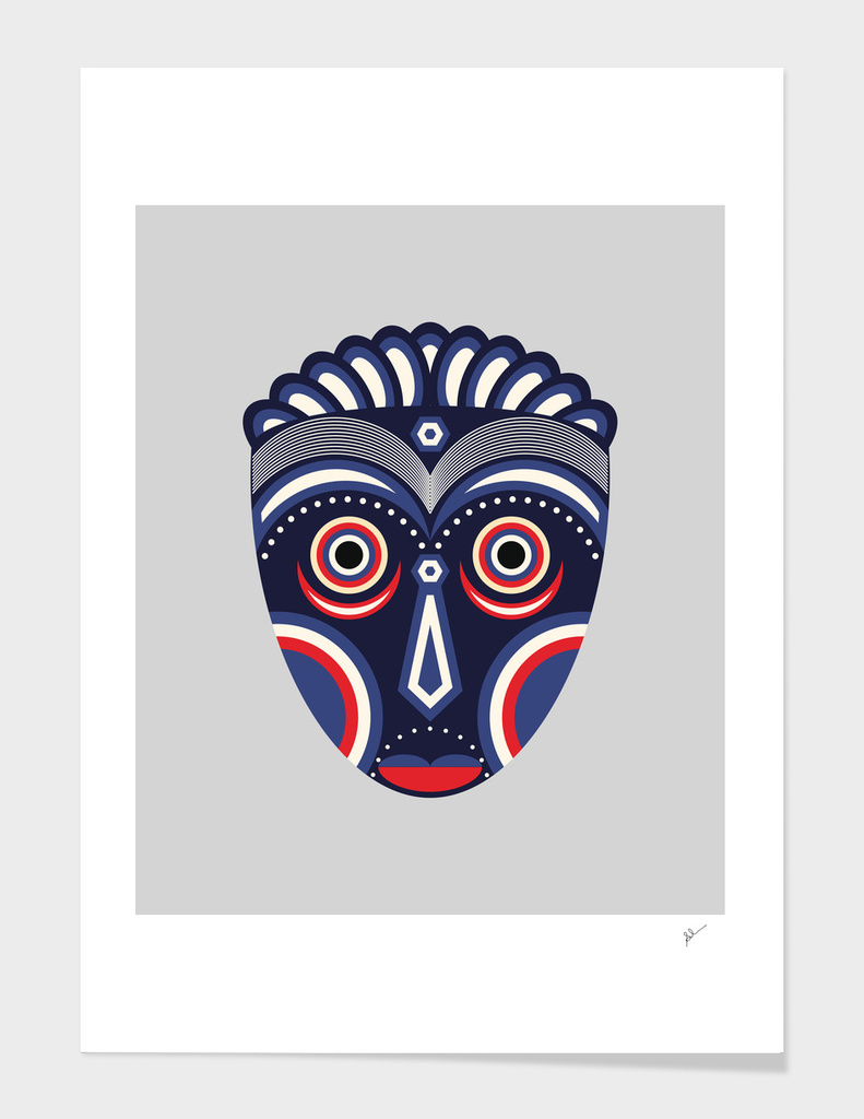 Lulua Ethnic Tribal Mask