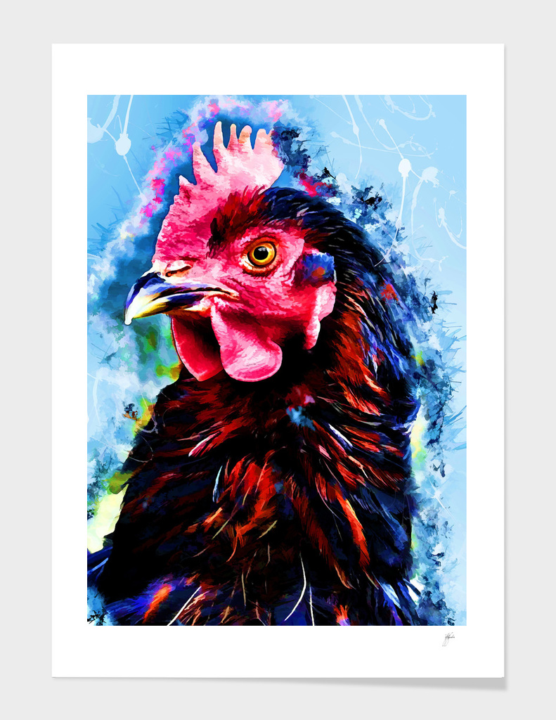 animal rooster art