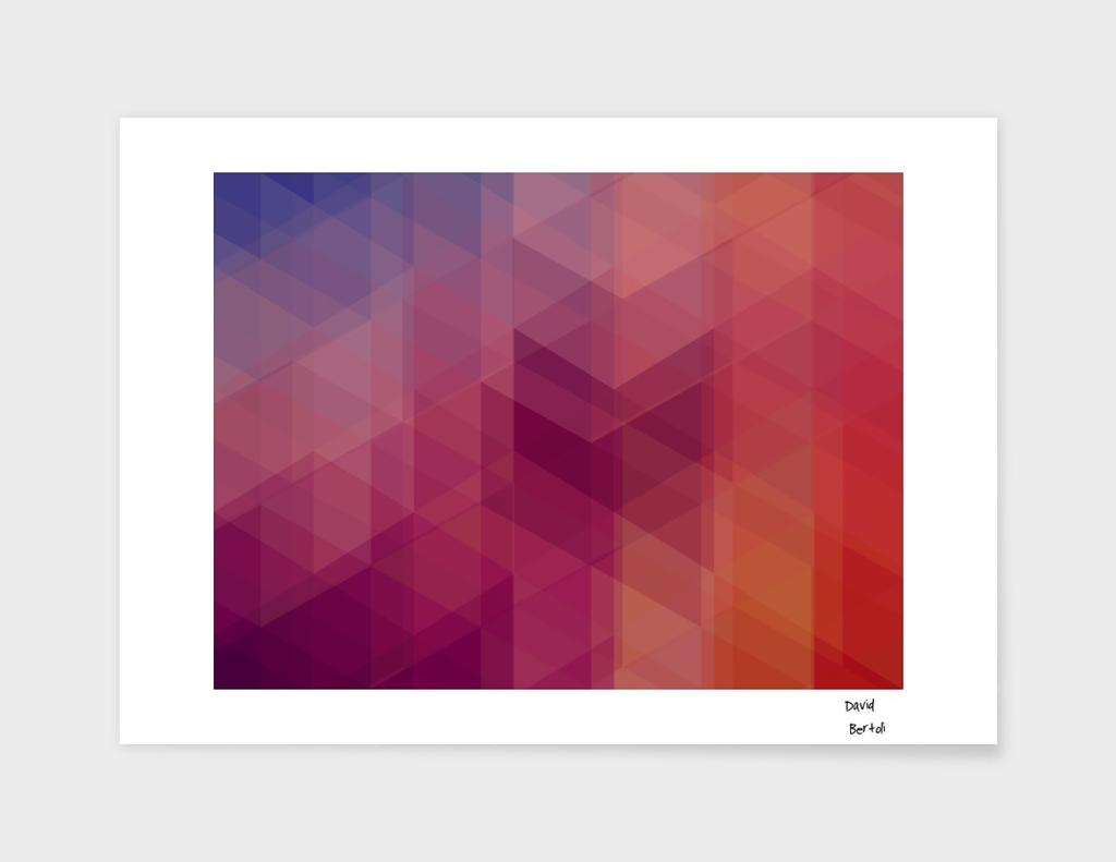 Geometric 03 - Purple Polygon